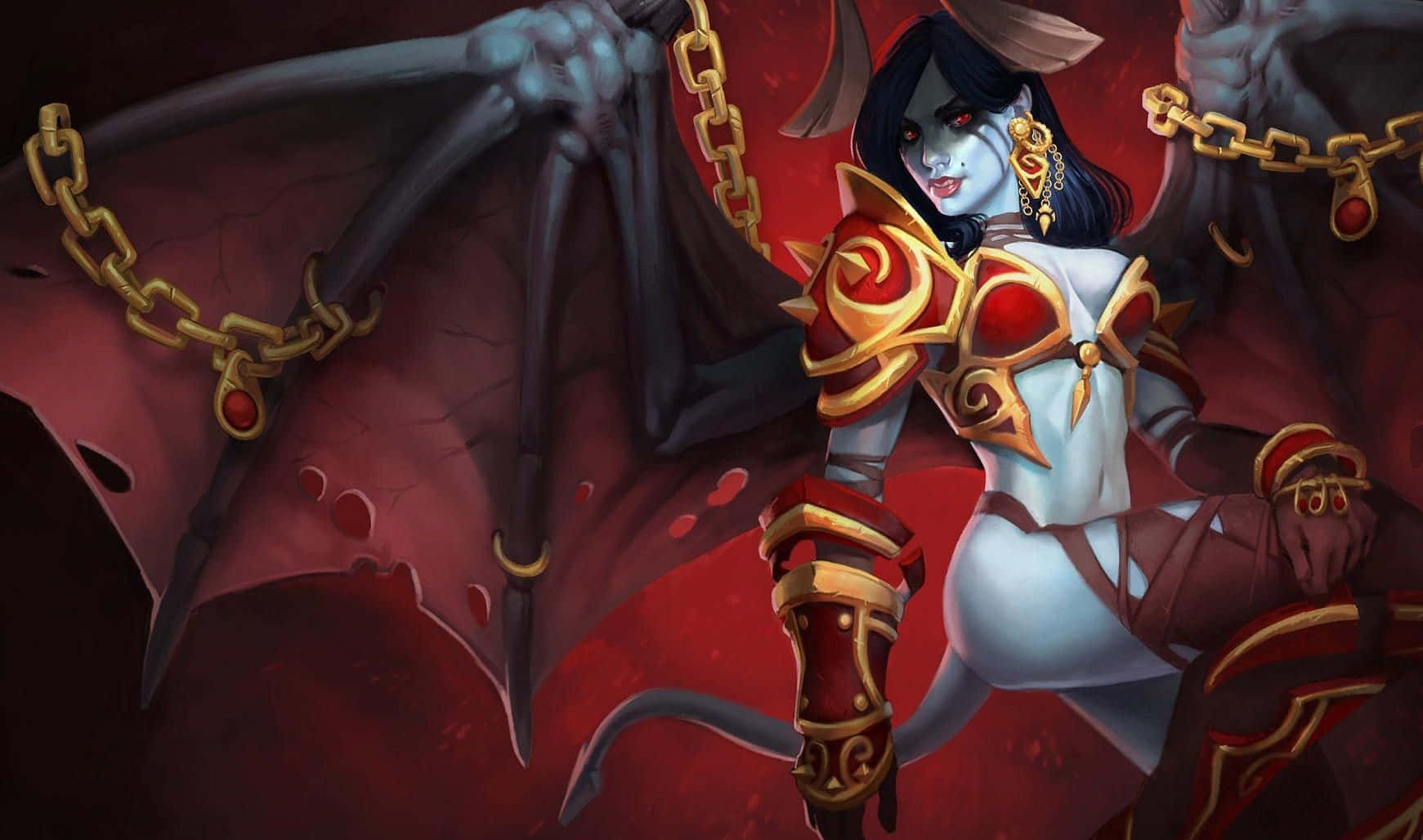 A Lethal Enchantress - Queen of Pain Wallpaper