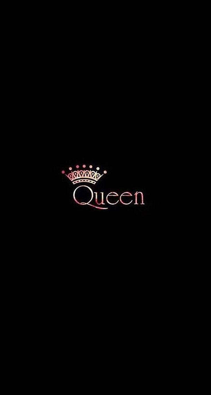 Queen On Black Background