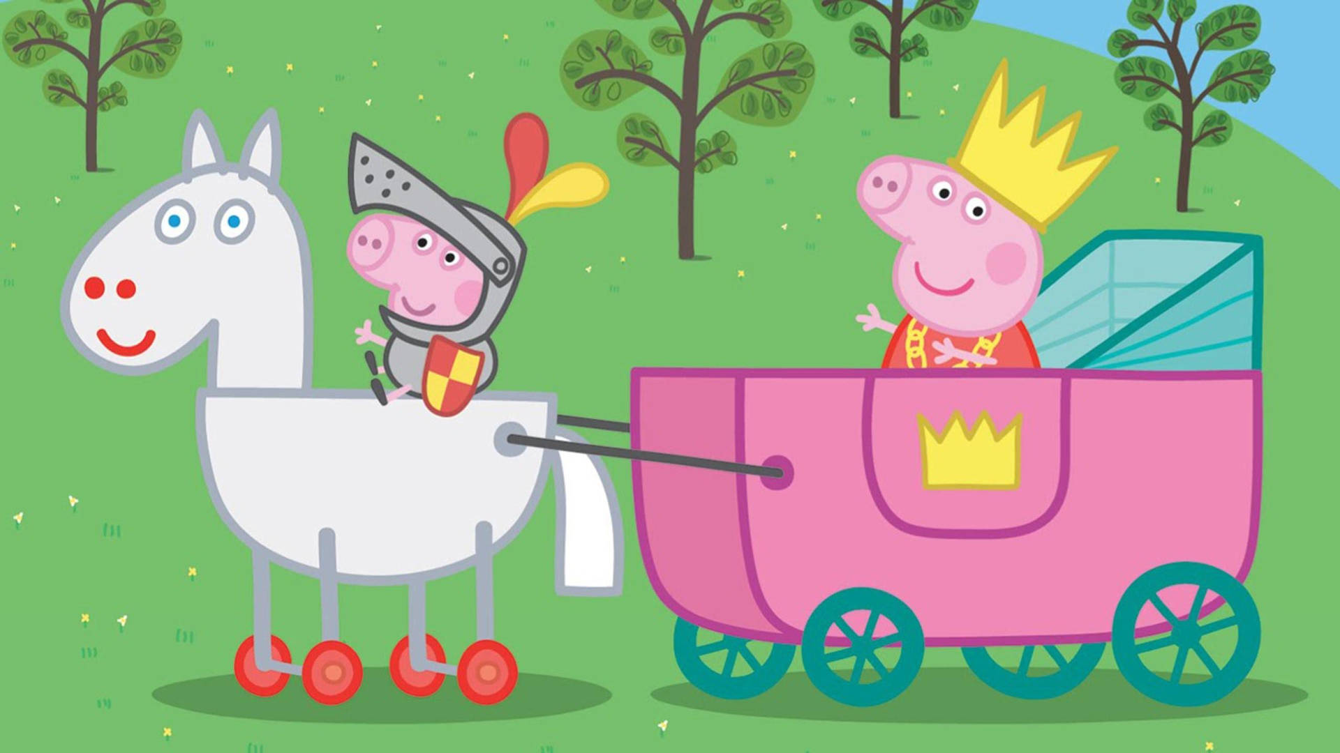 La Regina Peppa Pig Sfondo