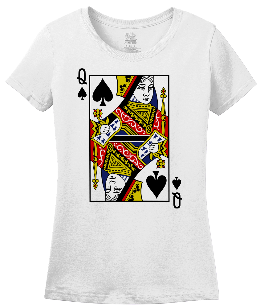 Queenof Spades T Shirt Design PNG