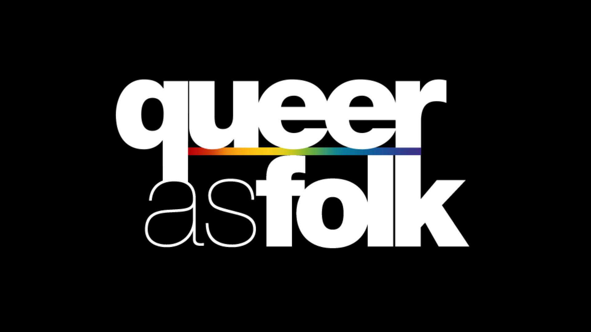 Iconic Queer As Folk Minimalist Logo Wallpaper