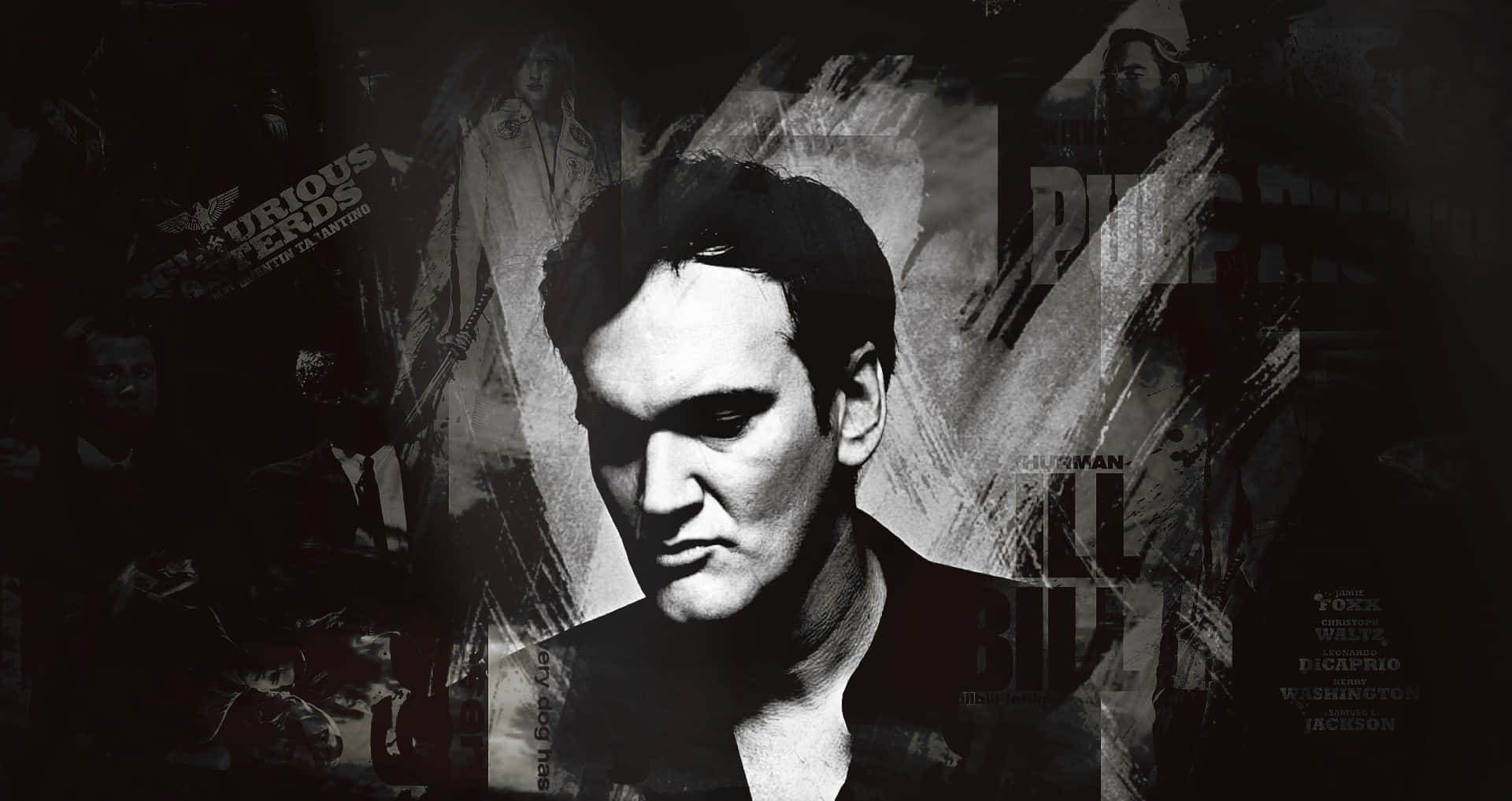 Quentin Tarantino Cinematic Collage Wallpaper