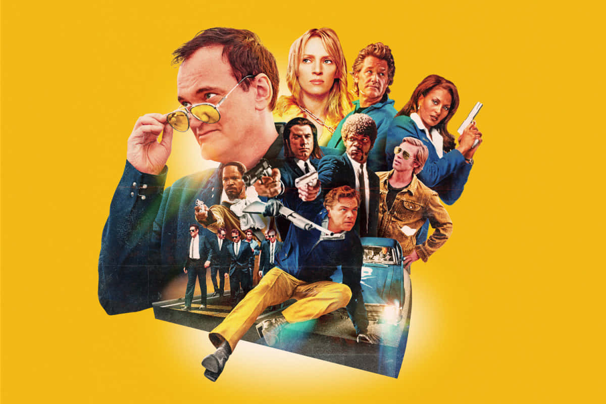 Quentin Tarantino Cinematic Universe Collage Wallpaper