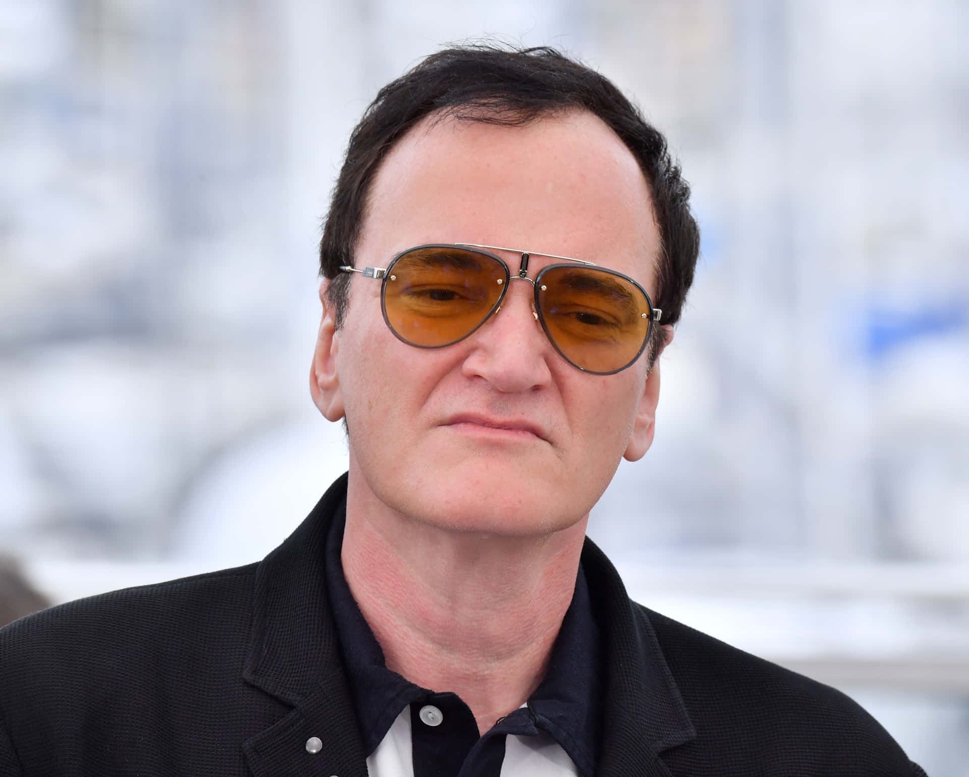 Quentin Tarantino Sunglasses Portrait Wallpaper