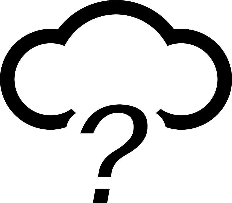 Download Question Cloud Icon | Wallpapers.com