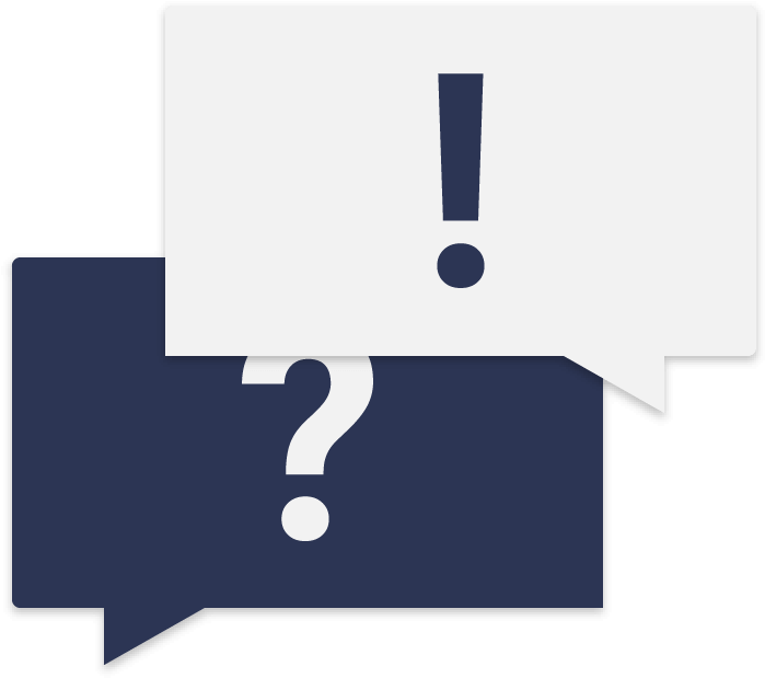 Question Exclamation Speech Bubbles PNG