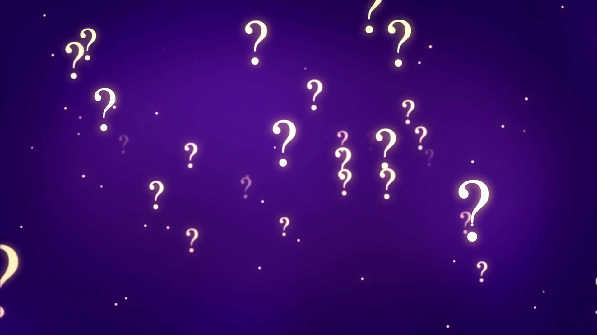 White And Violet Question Marks Background