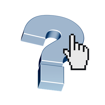 Question Mark Click Cursor PNG