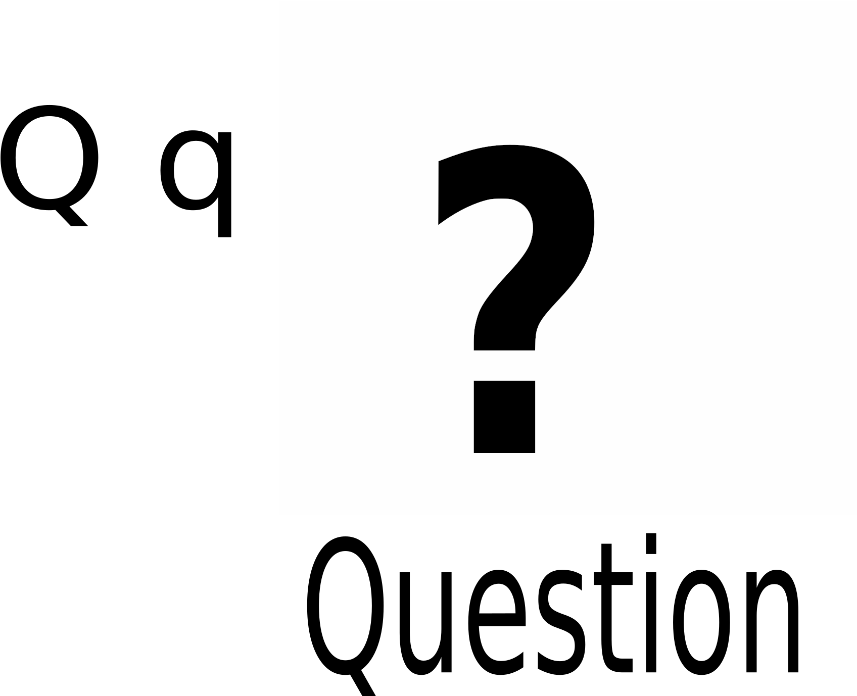 Question Mark Graphic PNG