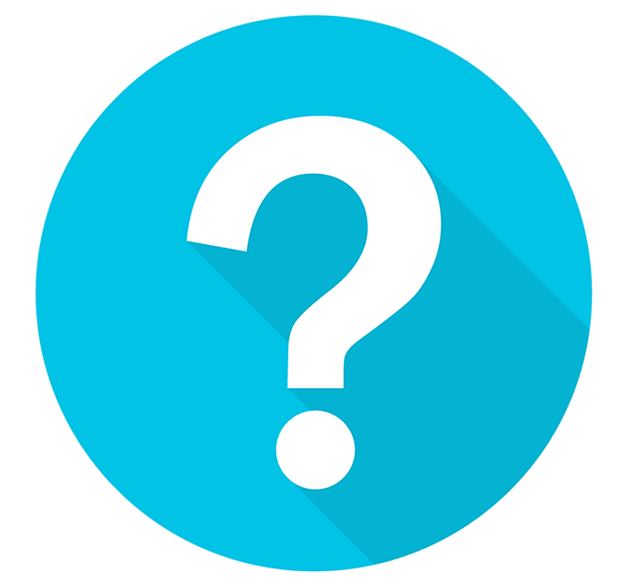 Question Mark Icon Blue Background PNG