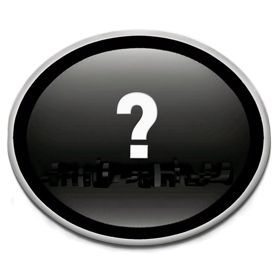 Question Mark In Circle Png 04292024 PNG