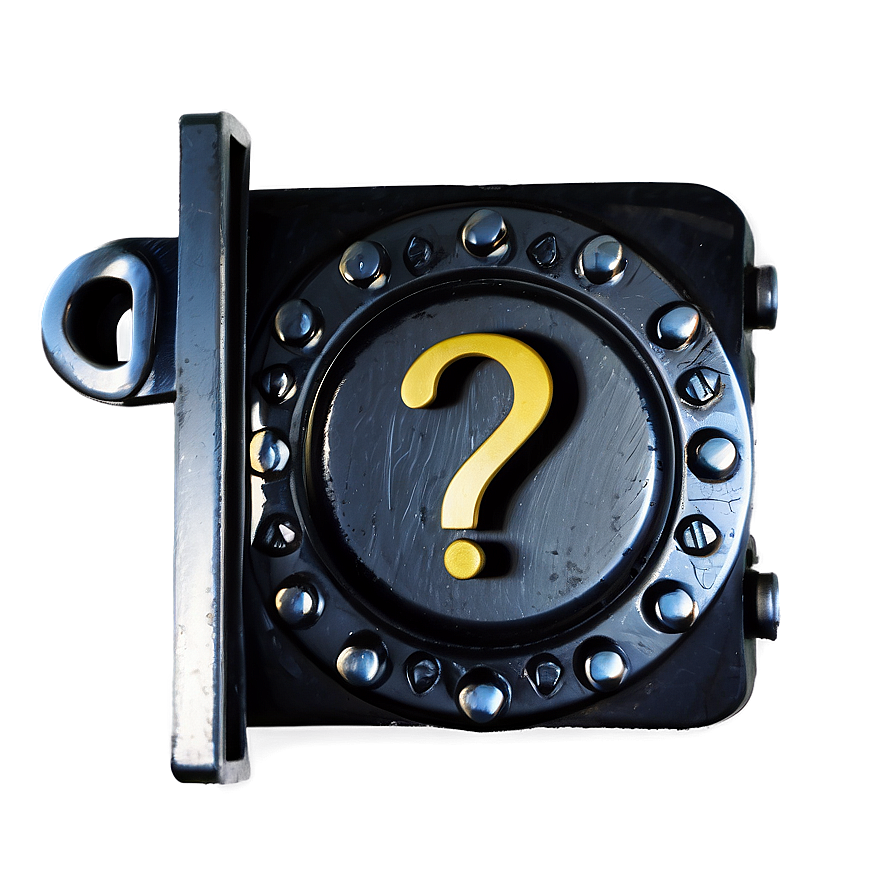 Question Mark In Lock Png 04292024 PNG