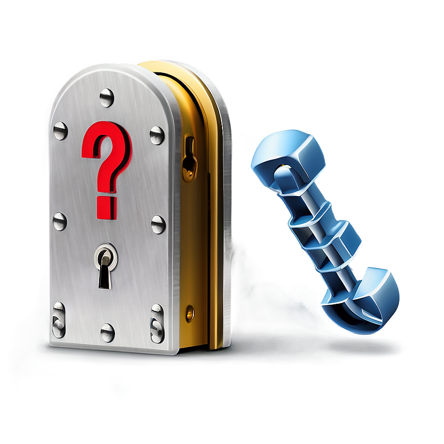 Question Mark In Lock Png 65 PNG