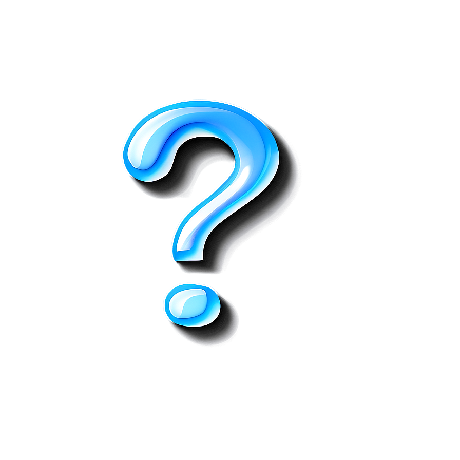Question Mark In Water Drop Png Yui PNG