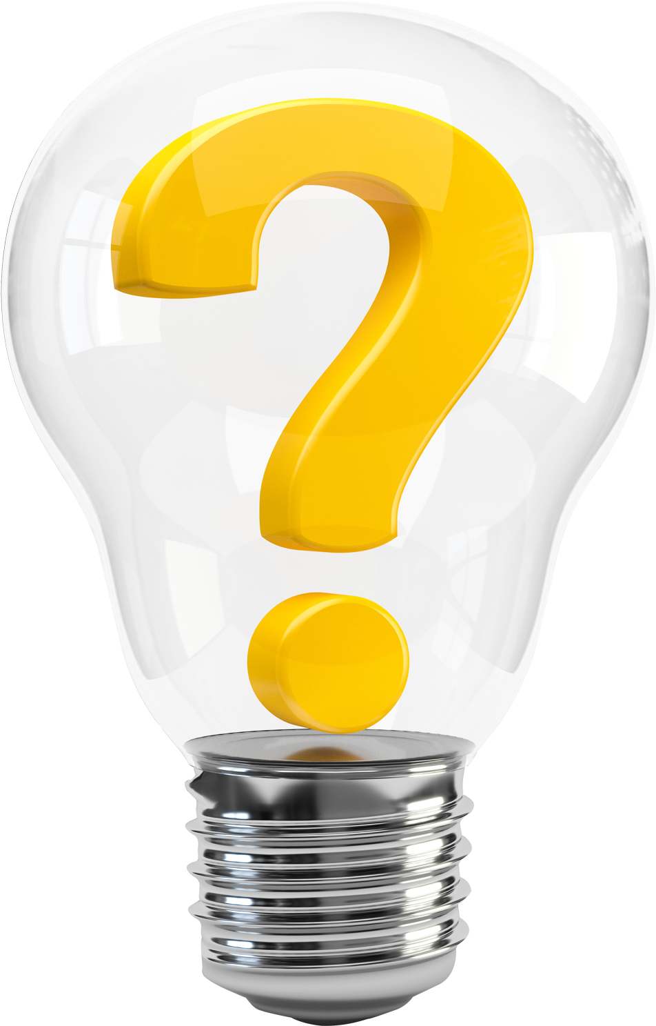 Question Mark Lightbulb PNG