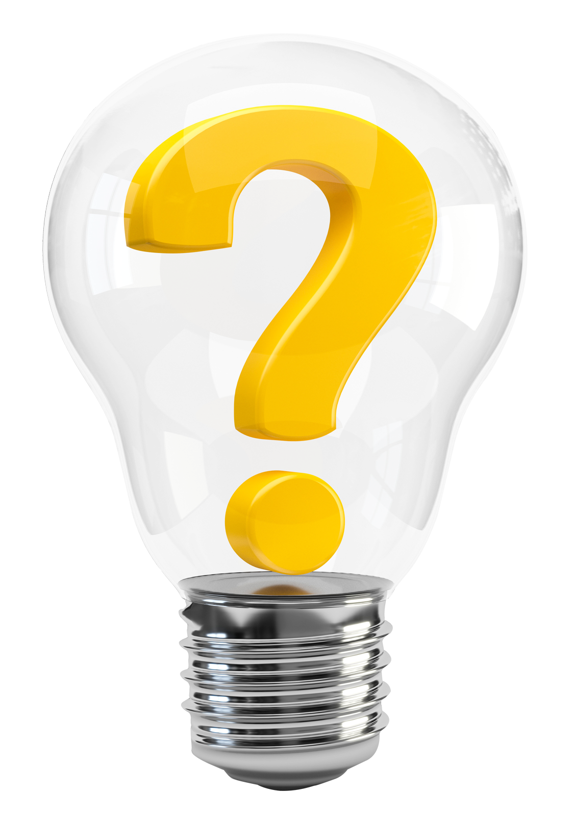 Question Mark Lightbulb PNG