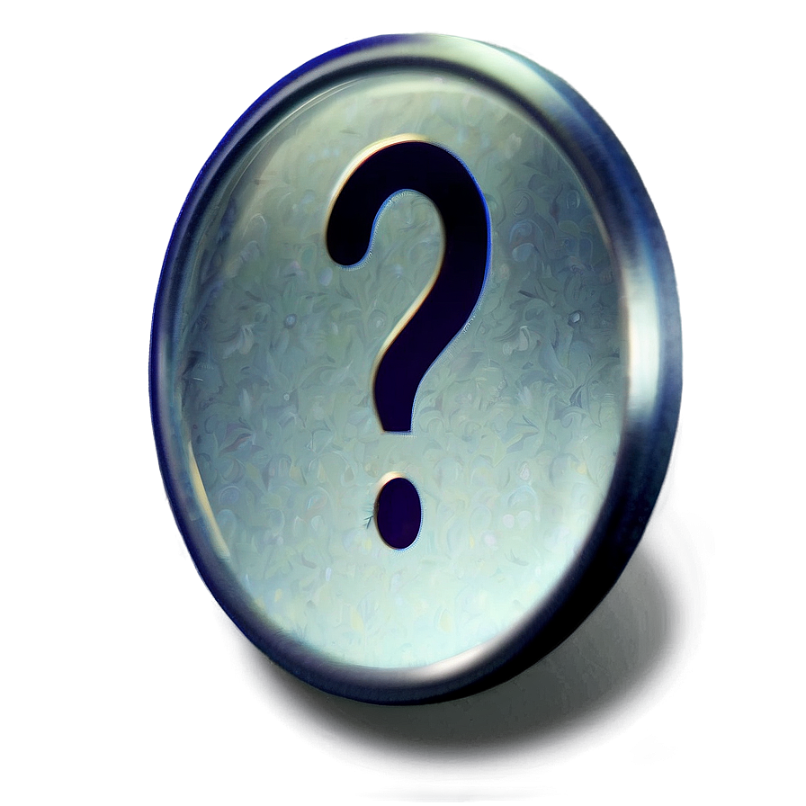Question Mark On Button Png Dko73 PNG