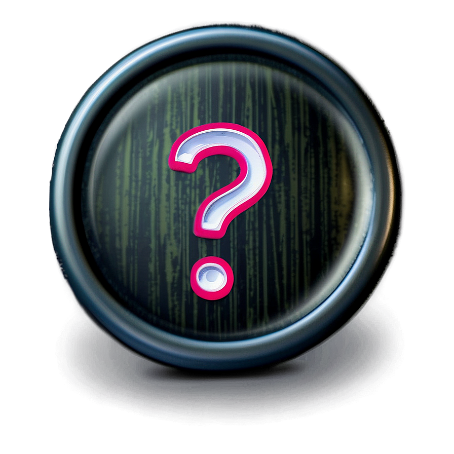 Question Mark On Button Png Isd20 PNG