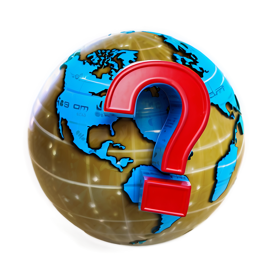 Question Mark On Globe Png Ejn PNG