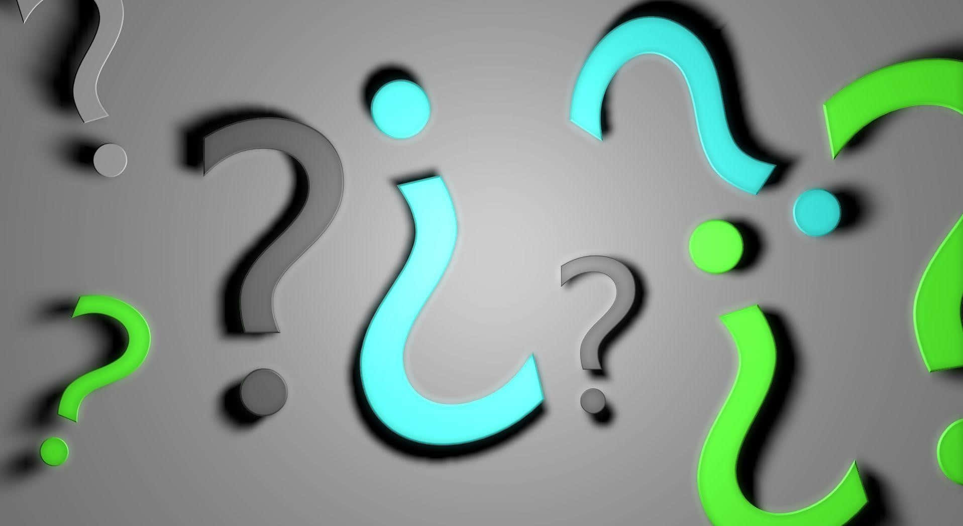 A dynamic and captivating question mark image