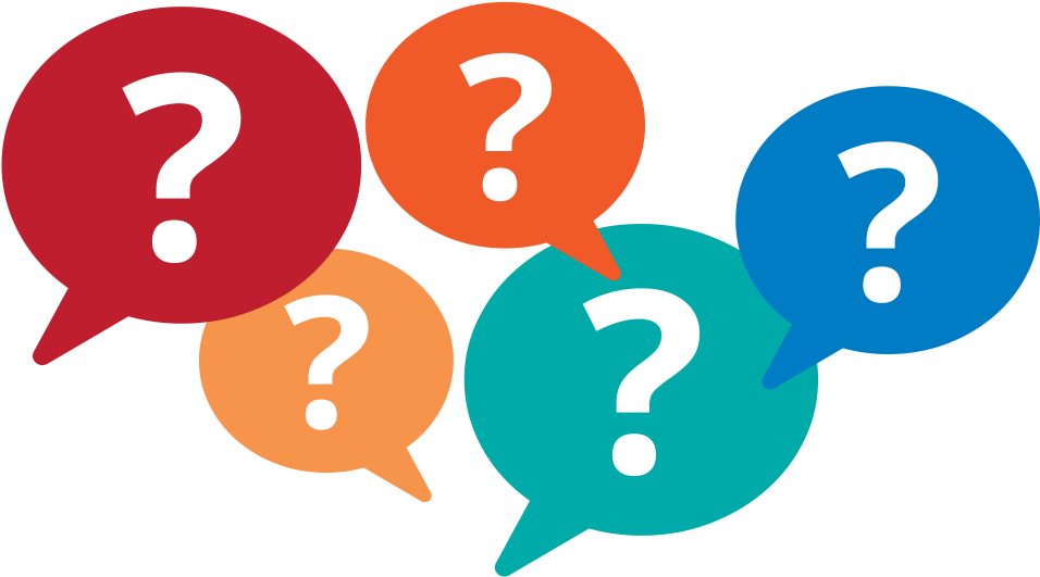 Question Mark Speech Bubbles PNG