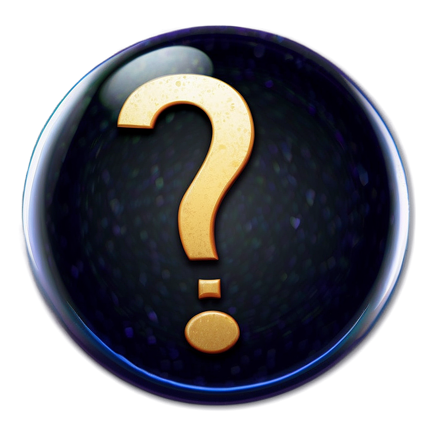 Question Mark Transparent Art Png Wya40 PNG