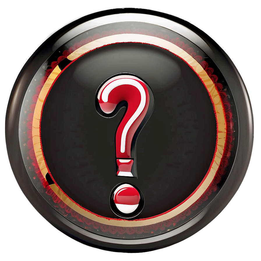 Question Mark Transparent Button Png Ikd PNG