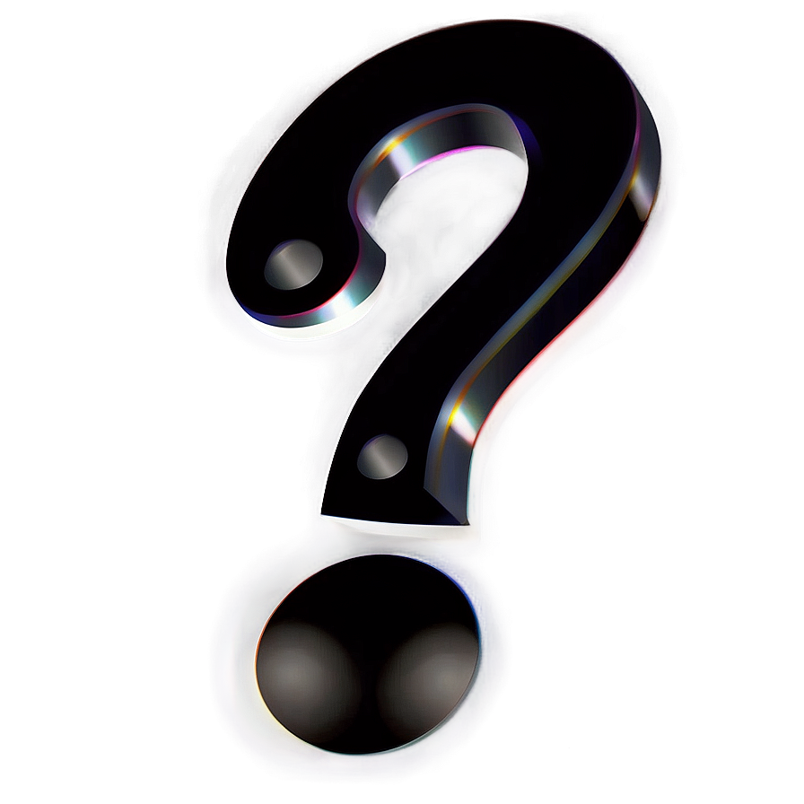 Question Mark Transparent Design Png 16 PNG