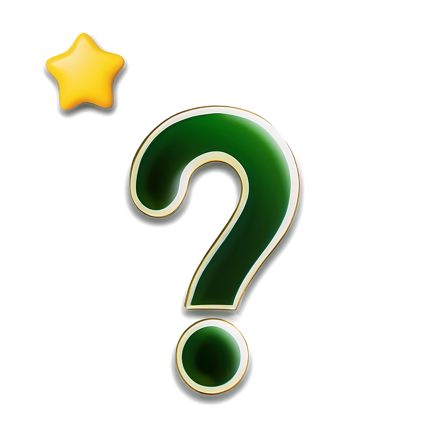 Question Mark Transparent Emoji Png 45 PNG