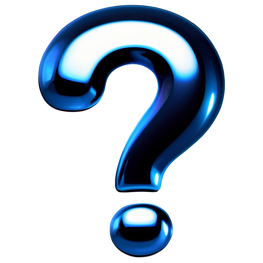 Question Mark Transparent Icon Free Png Qha77 PNG