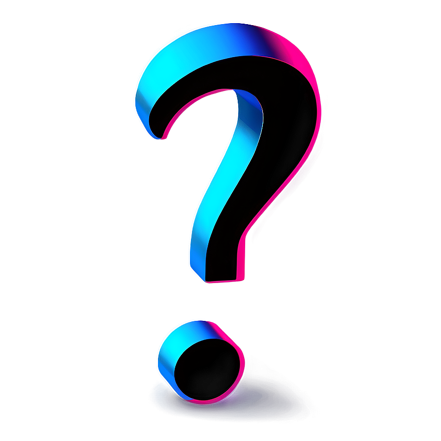 Question Mark Transparent Outline Png 05262024 PNG