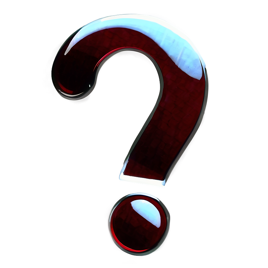 Question Mark Transparent Sign Png 6 PNG