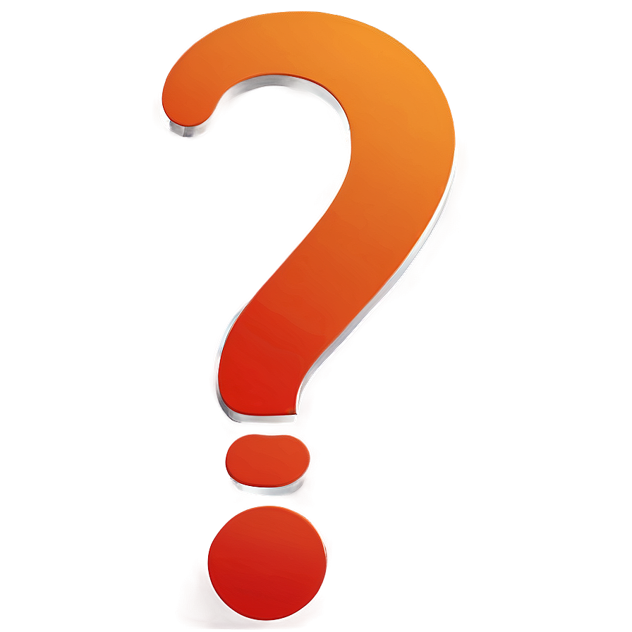 Question Mark Transparent Silhouette Png 05262024 PNG