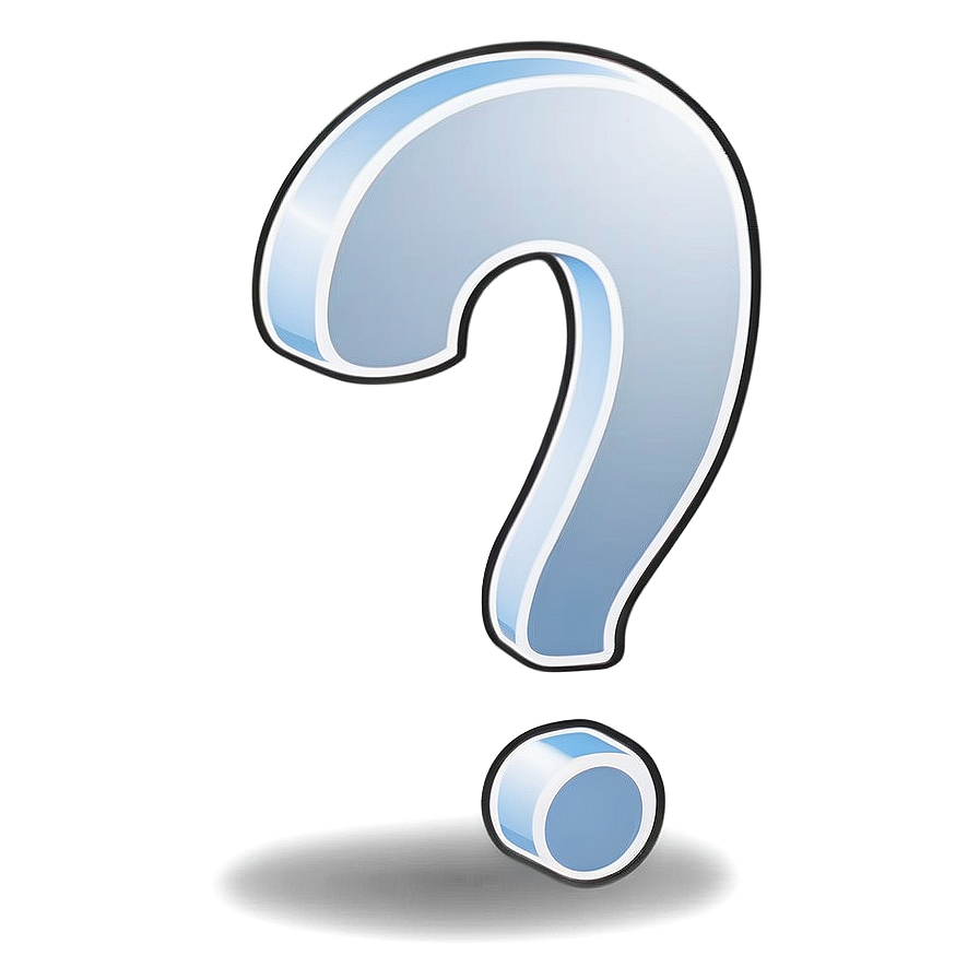 Question Mark Transparent Sticker Png 29 PNG