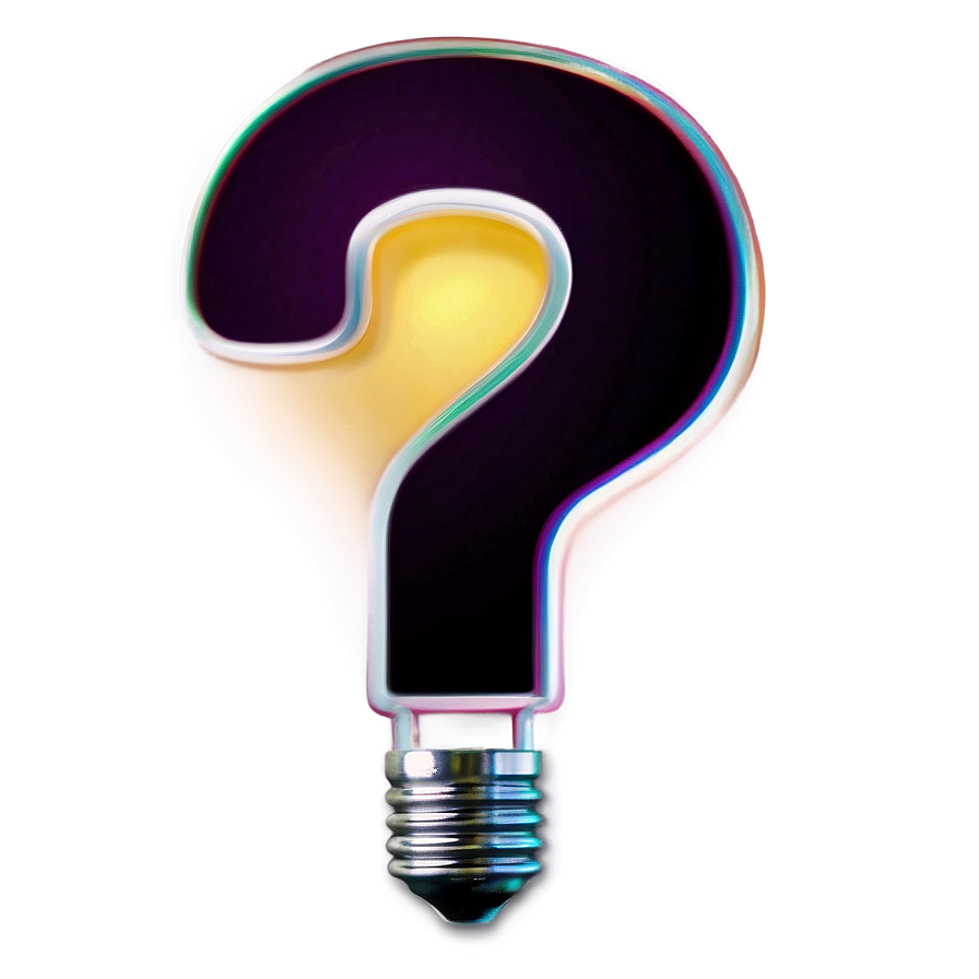 Question Mark With Light Bulb Png Rks47 PNG