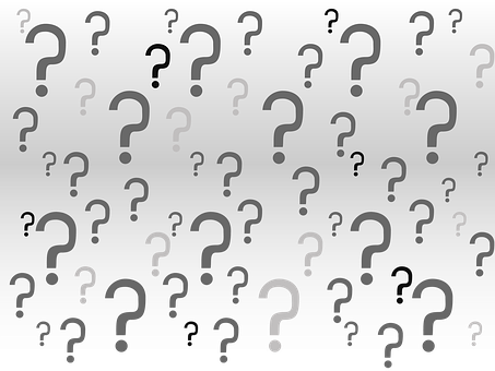 Question Marks Pattern Background PNG