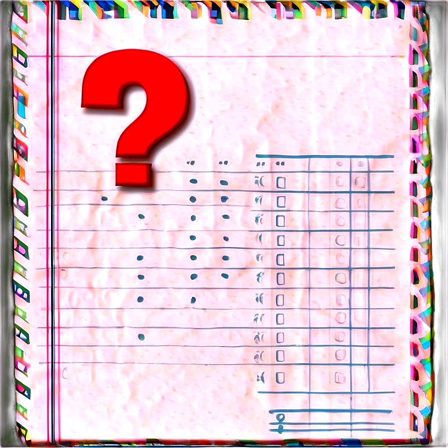 Download Question Paper Sheet Png 05232024 | Wallpapers.com