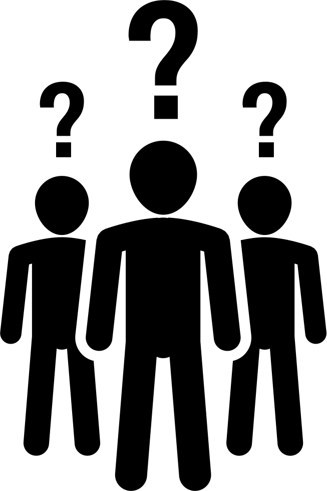 Questioning_ Figures_ Graphic PNG