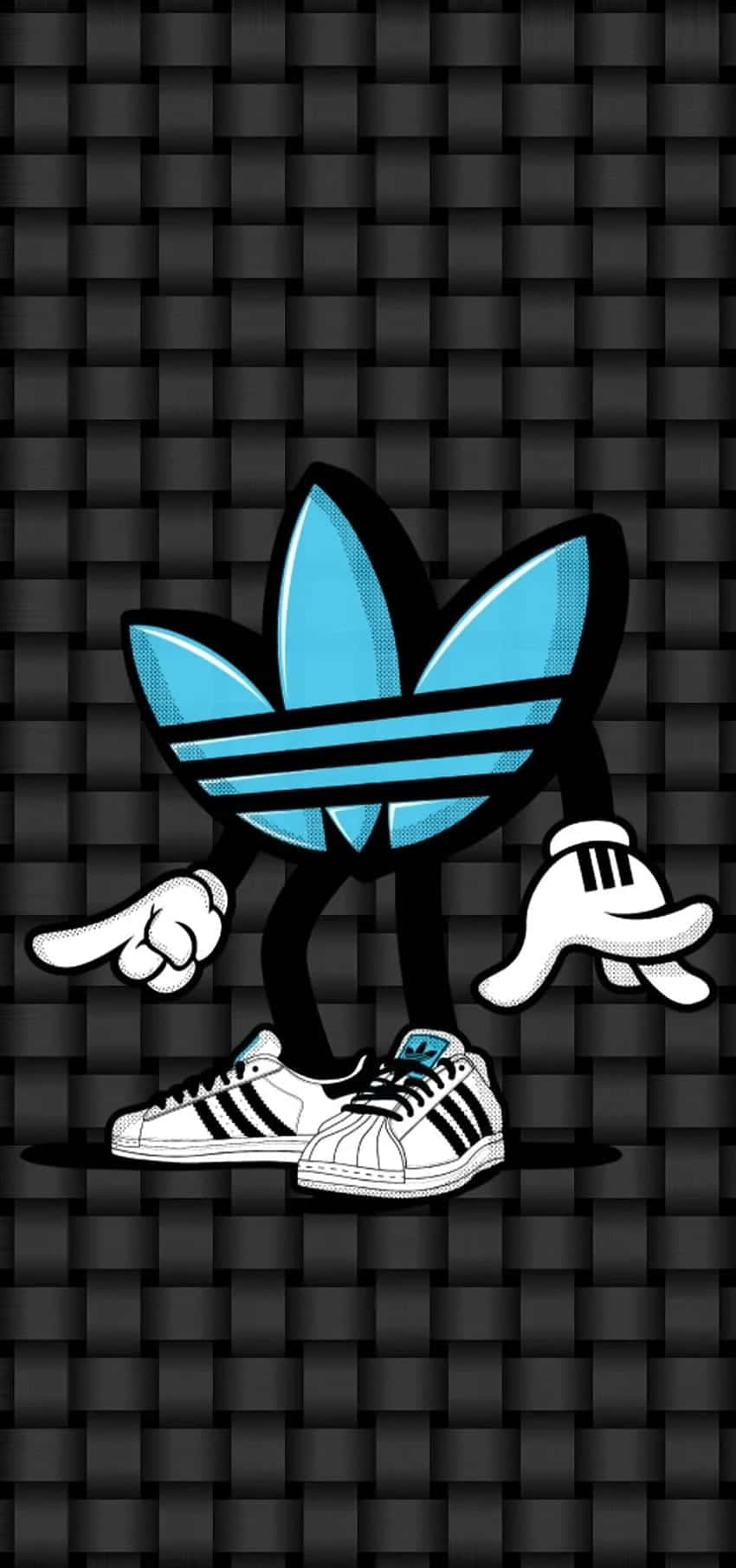 Quick Adidas Cartoon Character Wallpaper