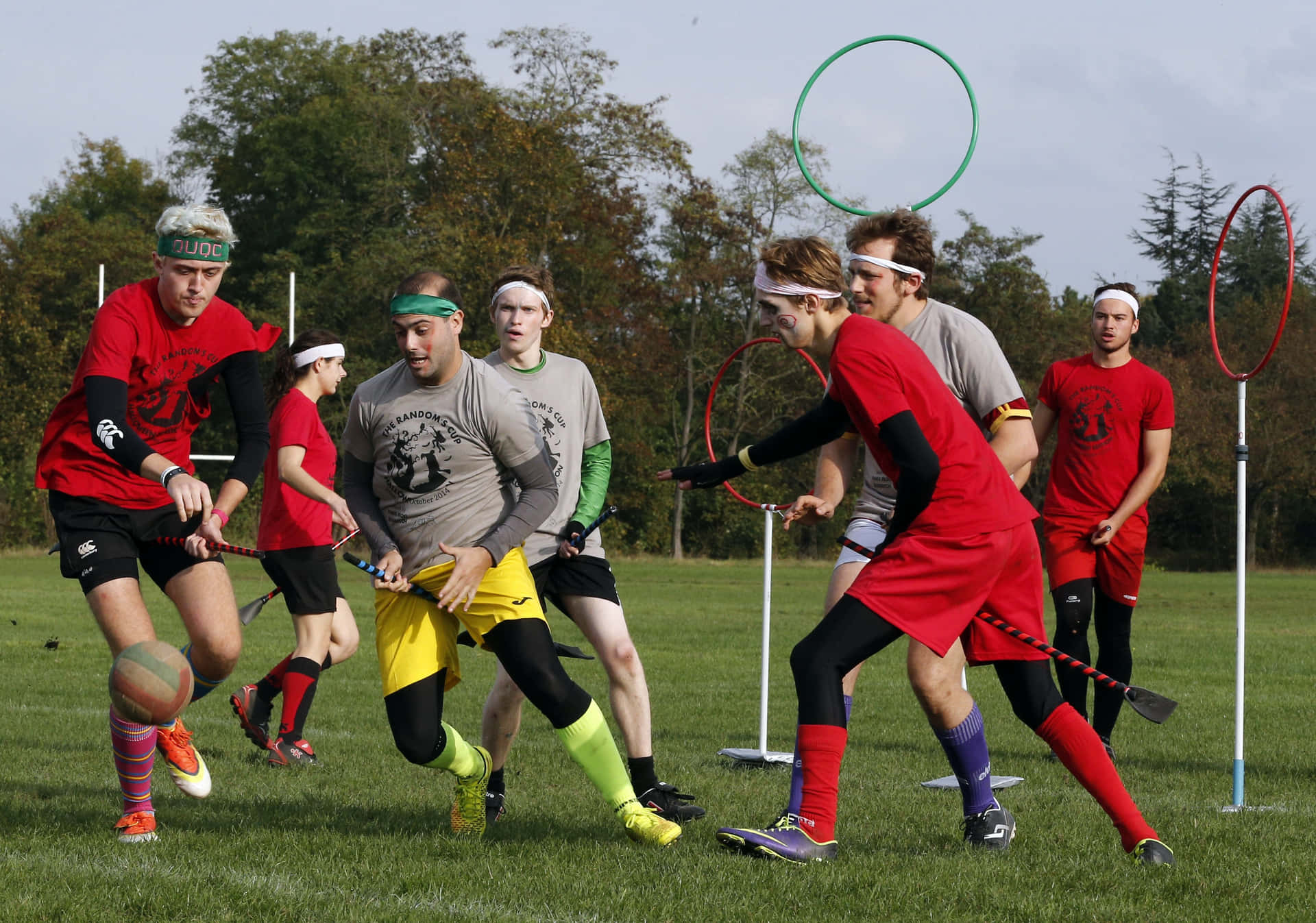 Quidditch: a sport played by wizards and witches across the world Wallpaper