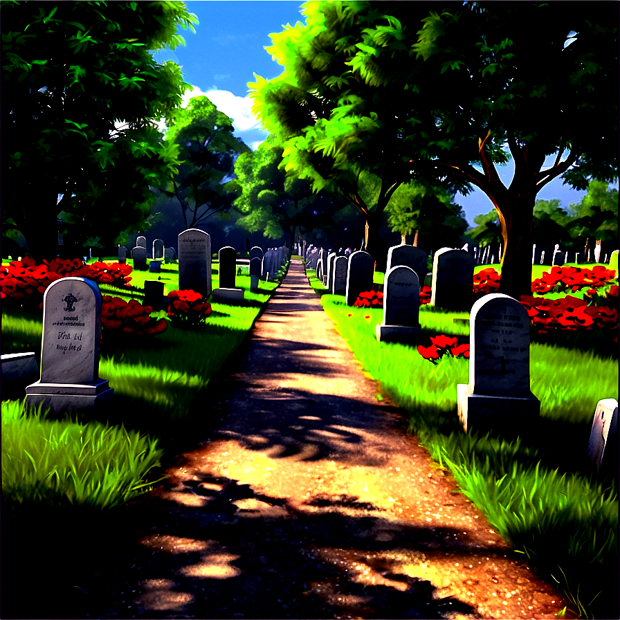 Quiet Cemetery Path Png Ytn14 PNG