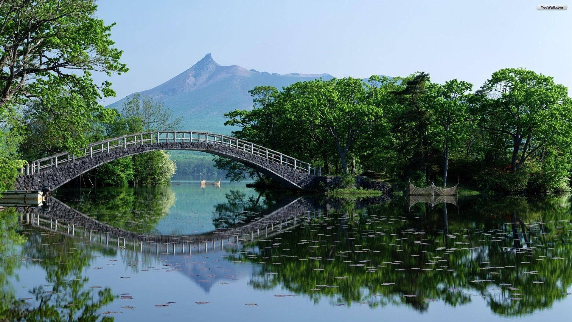 Lagotranquilo En Hokkaido Fondo de pantalla