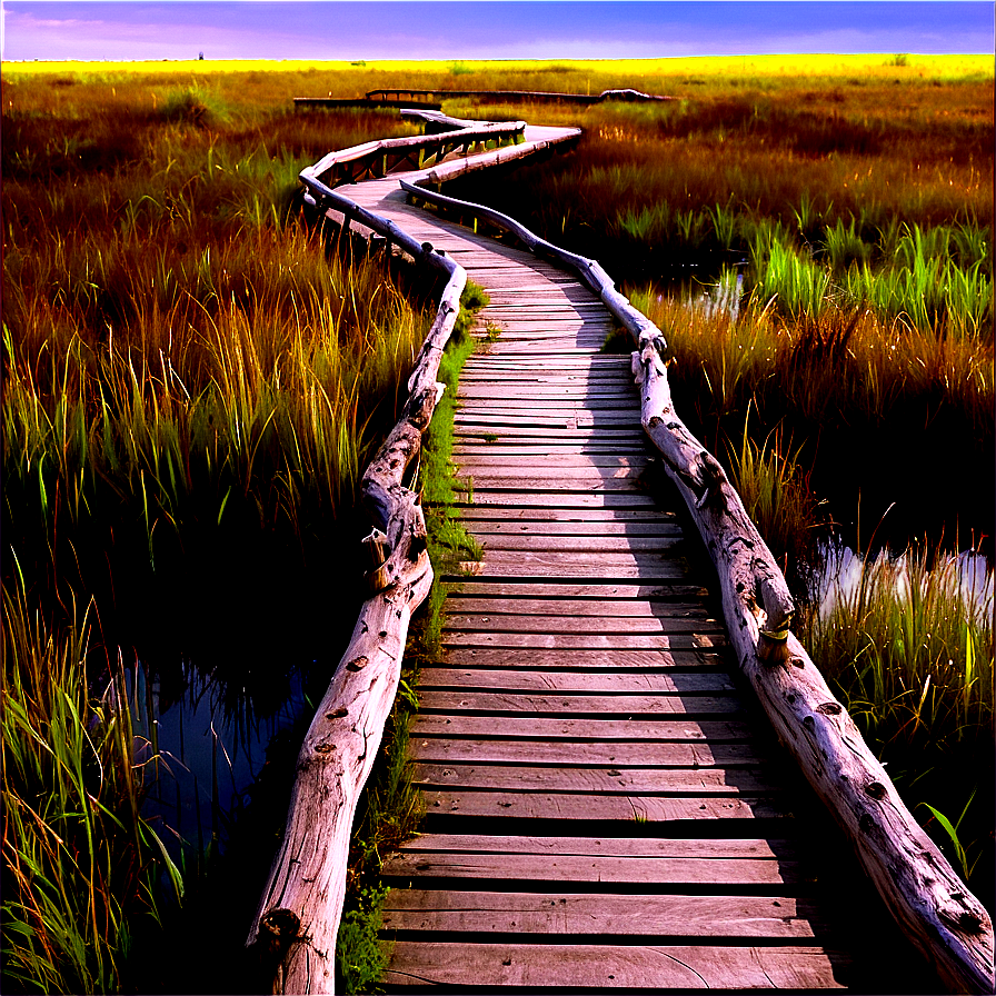 Quiet Marsh Walkway Png 19 PNG