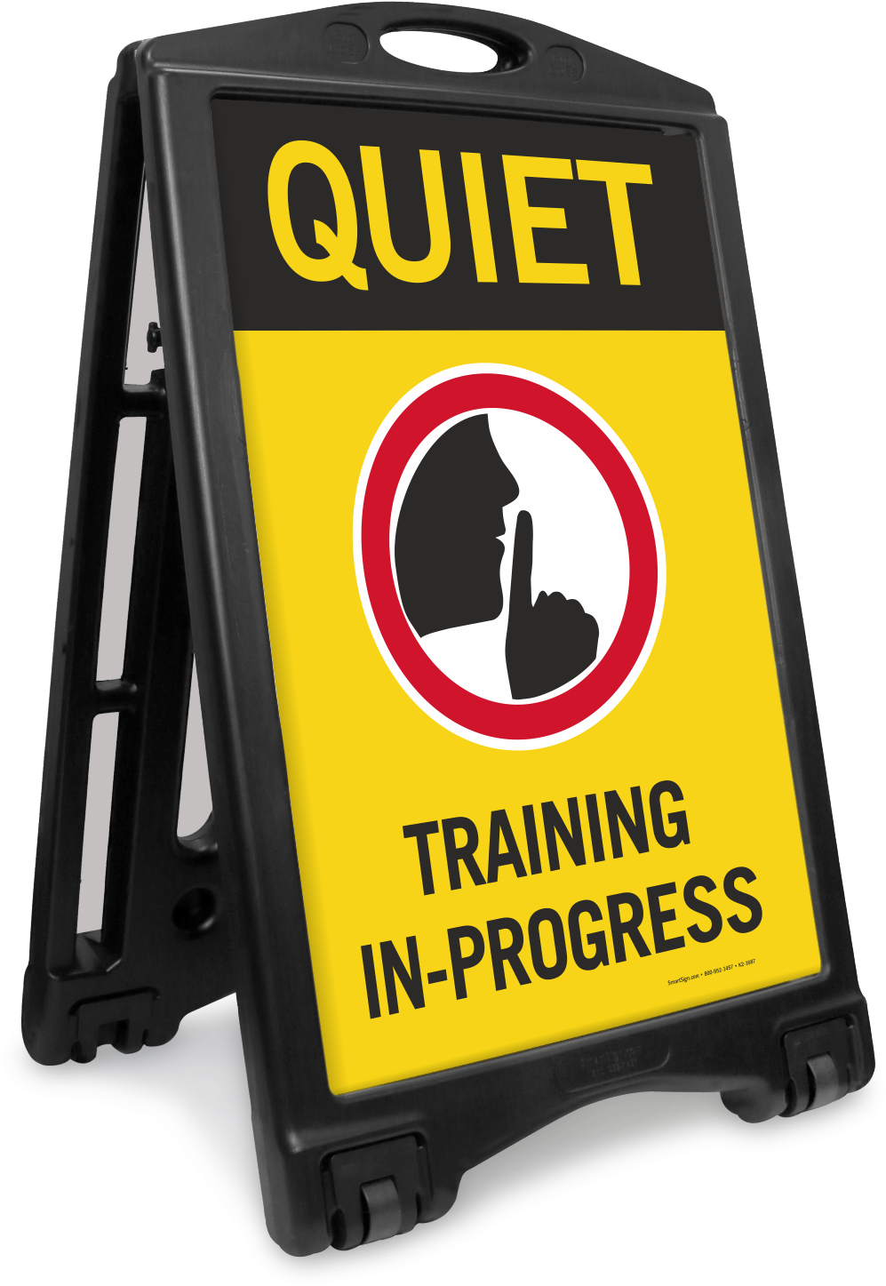 Download Quiet Training In Progress Sign | Wallpapers.com