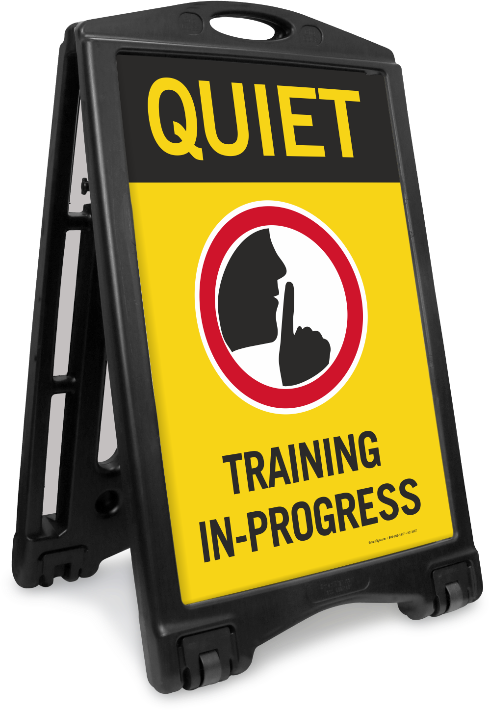 Quiet Training In Progress Sign PNG