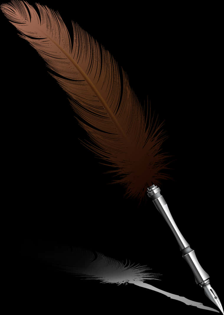 Quill Penand Ink Shadow.jpg PNG