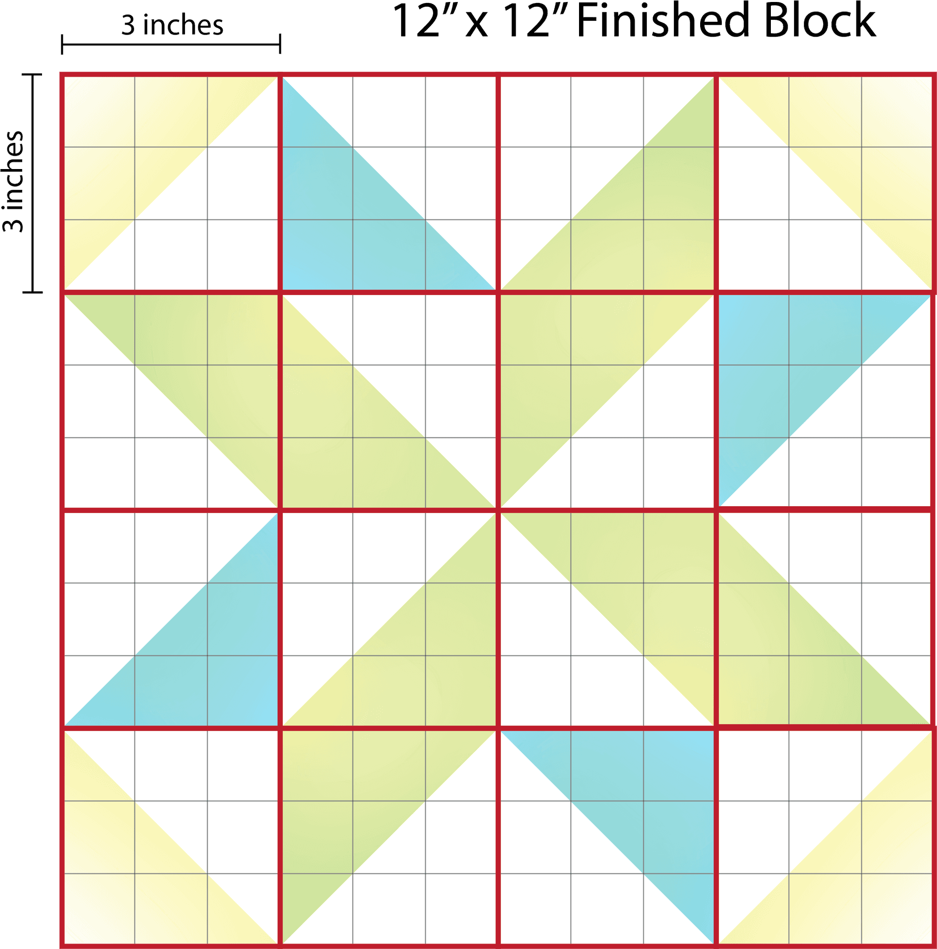 Quilt Block Design Graph Paper PNG