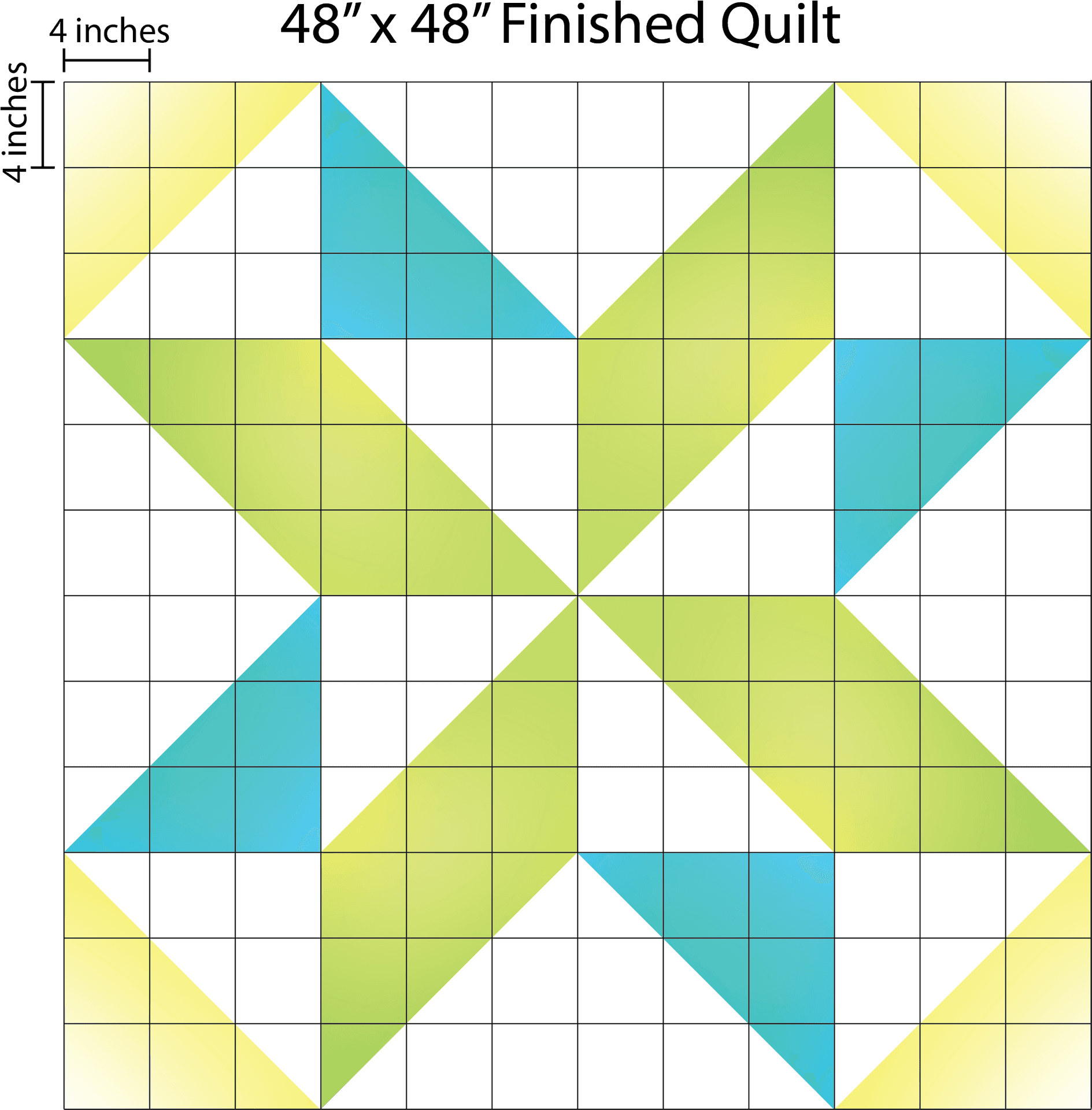 Quilt Design Graph Paper48x48 PNG