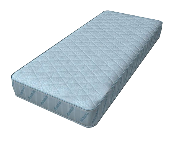 Quilted Single Mattress Isolated PNG