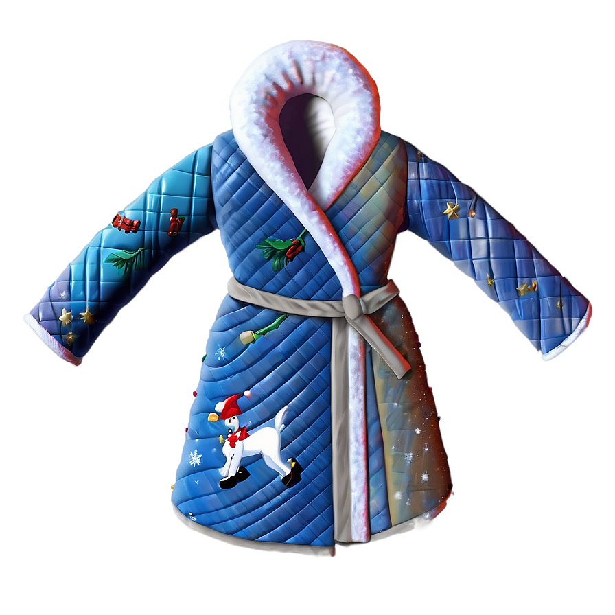 Quilted Winter Robe Png Wga13 PNG